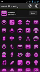 Pink GO launcher theme