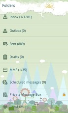 GO SMS Pro Forest Zoo theme