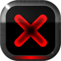 Neon Red GO Launcher EX Theme 1.0