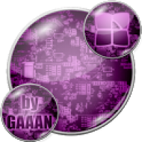 Next launcher theme Tech-pink 1.0