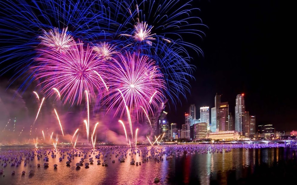 3D New Year Fireworks