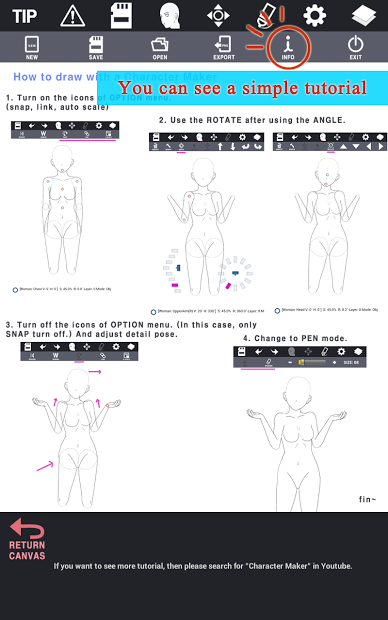Character Maker - How to draw