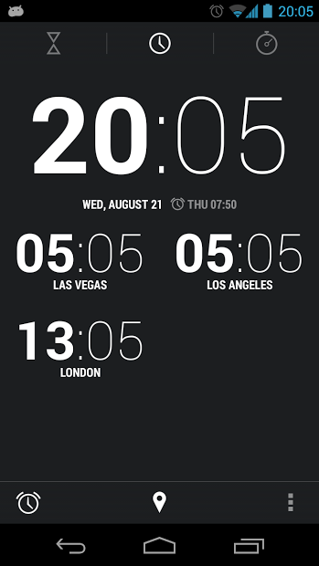 Clock + :Alarm Timer Stopwatch