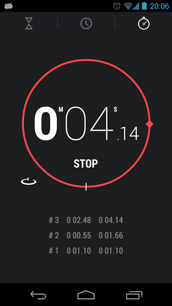 Clock + :Alarm Timer Stopwatch