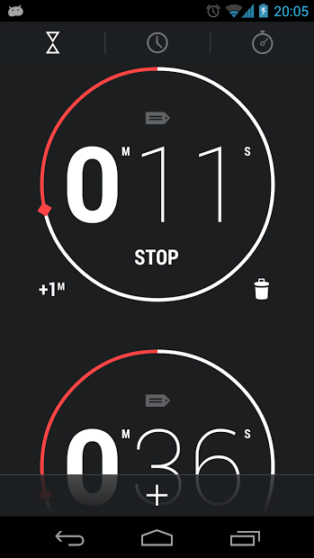 Clock + :Alarm Timer Stopwatch