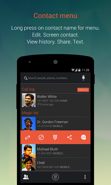 Dialapp : Kitkat Dialer