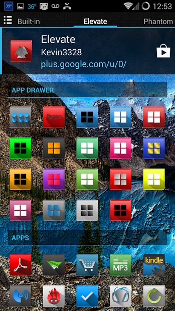 Elevate Icon Theme Nova/Apex