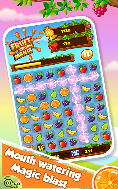 Fruit Crush Mania-Match 3 game