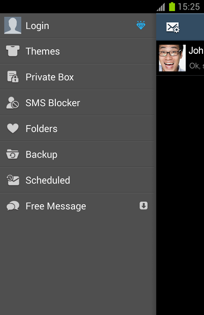 Go SMS Samsung Galaxy S4 Theme