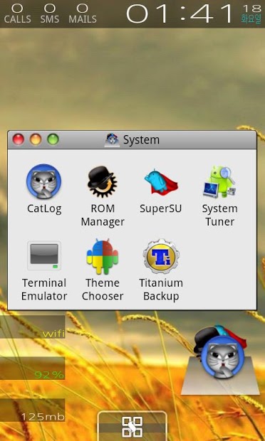 Mac OS skin for Start menu