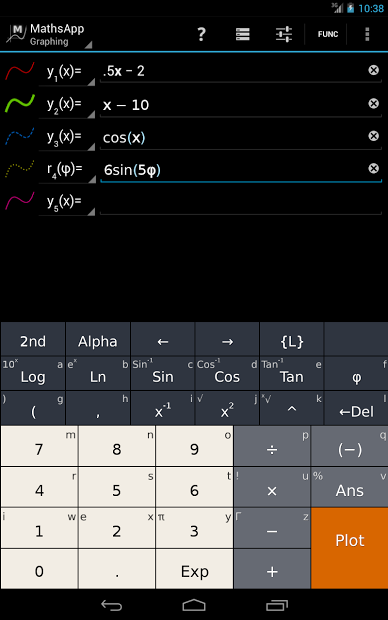 MathsApp Graphing Calculator