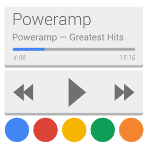 Poweramp 5in1 Now/Card UI Skin 1.1
