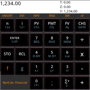 RpnCalc Financial -- HP 12C 1.41