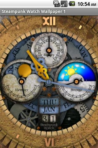 Steampunk Watch Wallpaper 2