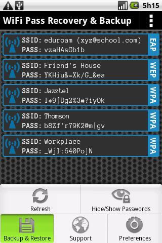 WiFi Pass Recovery&Backup Paid