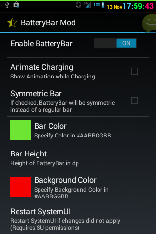 batterybar pro demo