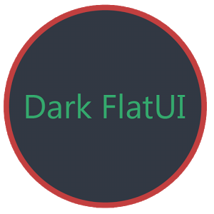 Dark Flat UI - CM12 Theme 
