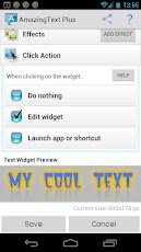 AmazingText Plus - Text Widget