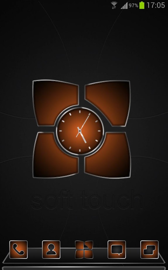 Next launcher theme SoftOrange