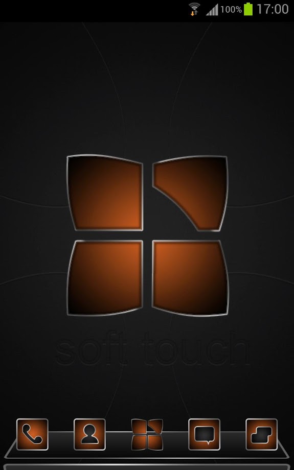 Next launcher theme SoftOrange