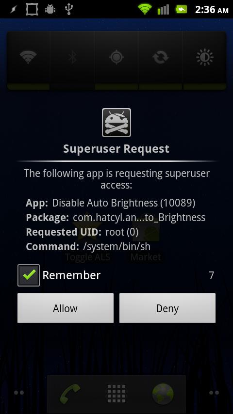 Disable Auto Brightness Xperia