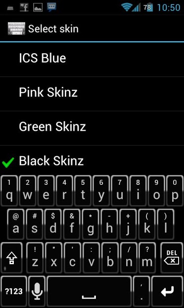 Black Chrome Keyboard Skinz