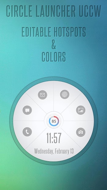 Circle Launcher HD UCCW SKIN