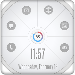 Circle Launcher HD UCCW SKIN 1.0
