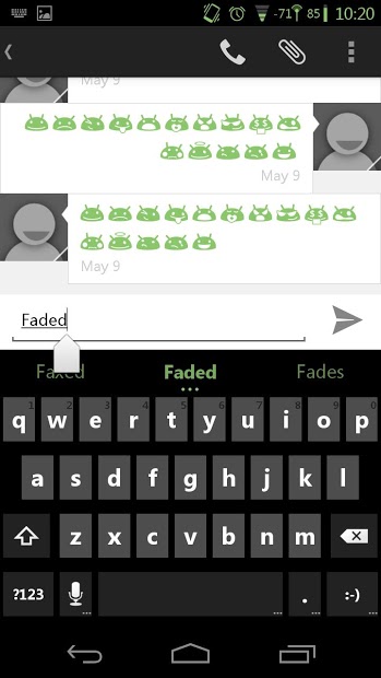 Faded Green CM11 AOKP Theme