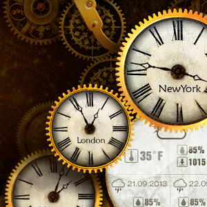 Gold clock live wallpaper PRO:Amazon.co.uk:Appstore for Android