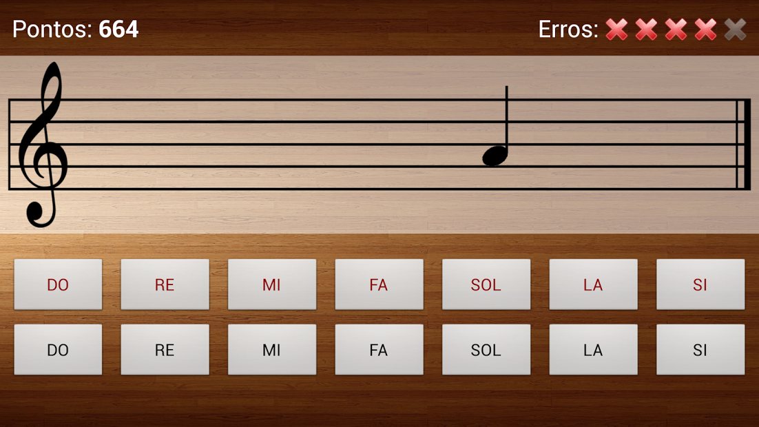 Reading sheet music Game