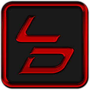 Chrom'd Sq'd Red Icons 