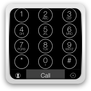 exDialer i7 Black theme 