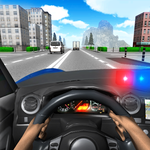 Police Driving In Car 3