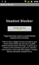Headset Blocker