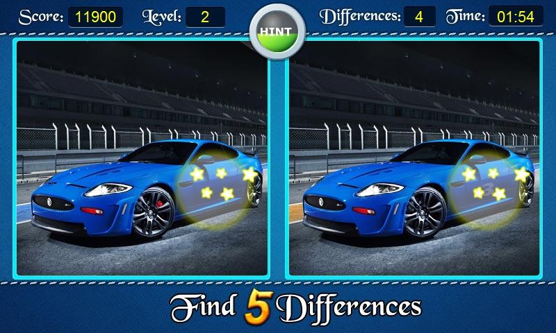 Find Five Differences
