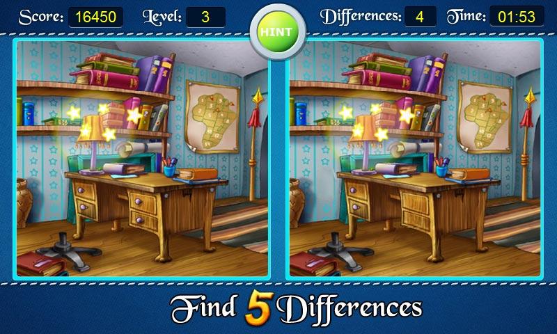 Find Five Differences