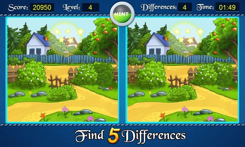 Find Five Differences