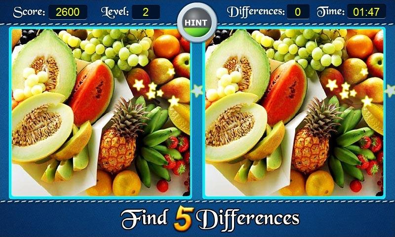 Find Five Differences
