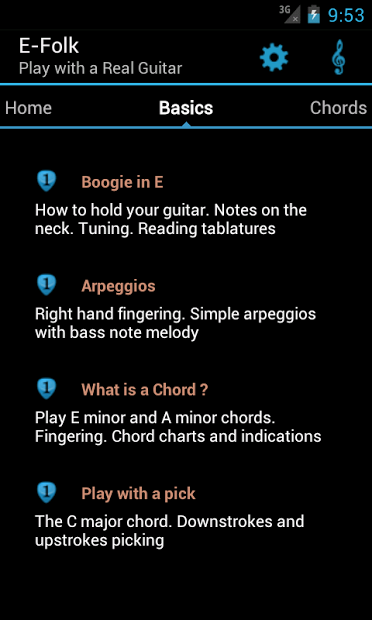 Acoustic Guitar Method: E-Folk