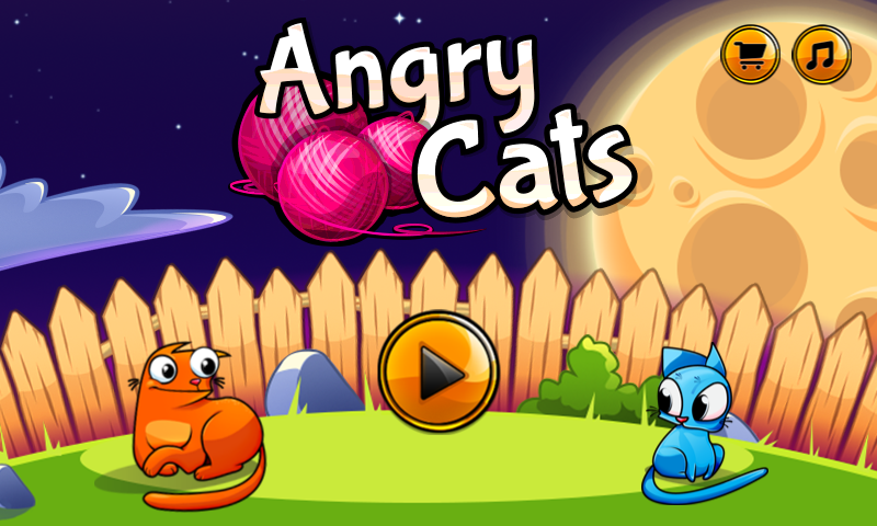 Angry Cats (Unlimited Power-ups)