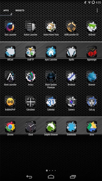 Breakout Black Multi Theme