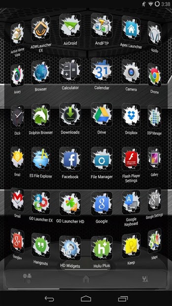 Breakout Black Multi Theme