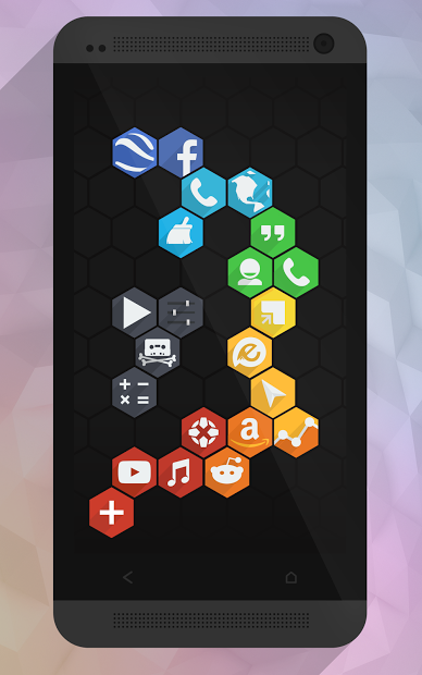 Flatty - A Flat Hex Icon Pack