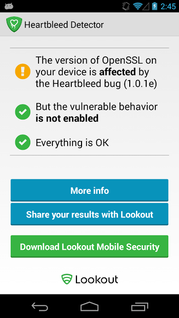 Heartbleed Detector