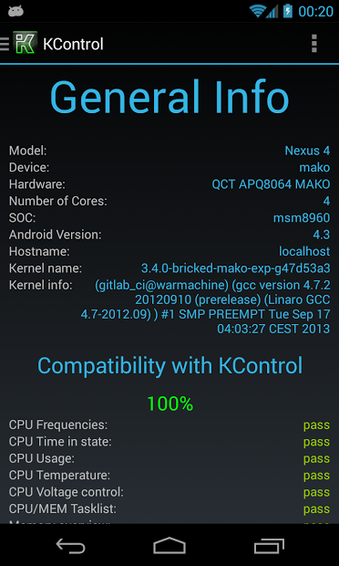 KControl - Full Kernel Control