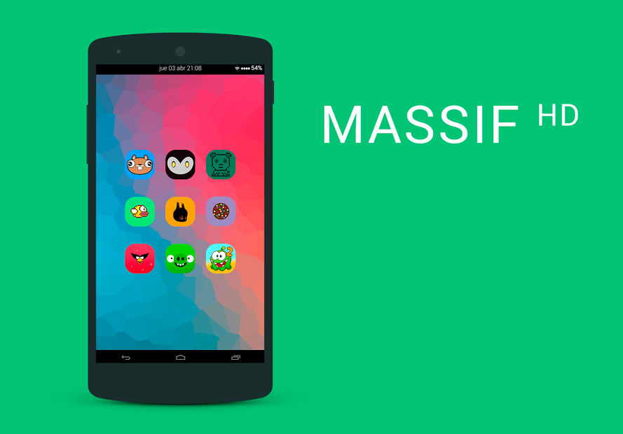 Massif HD Apex/Nova/ADW Theme