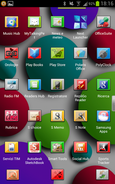 Neon Next Launcher 3D Theme