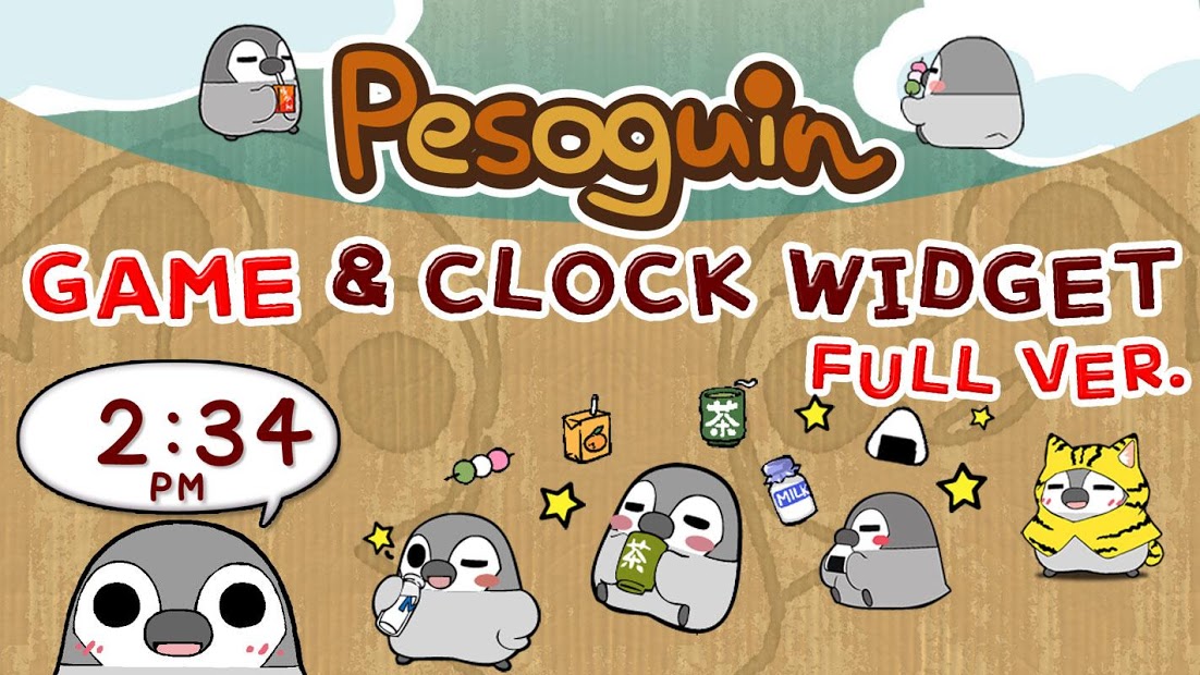 Pesoguin Clock Full -Penguin-