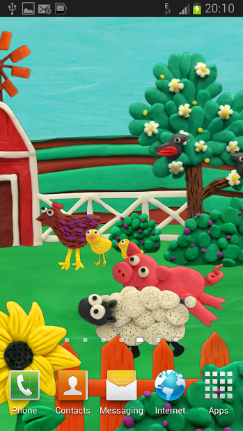 Plasticine Farm Live wallpaper